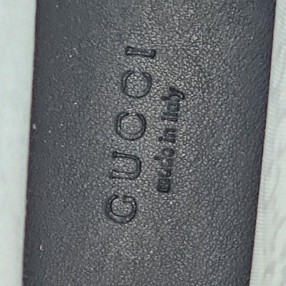 Gucci Women's Signature Pattern Rain Boots - Tan and Black - Picture 6 of 8